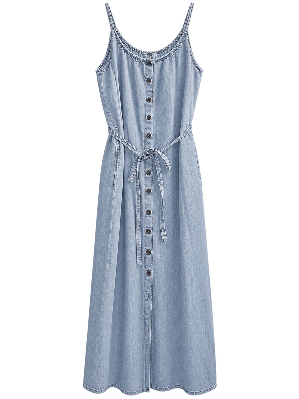 Gap spaghetti Jean dress 2XL PTP25